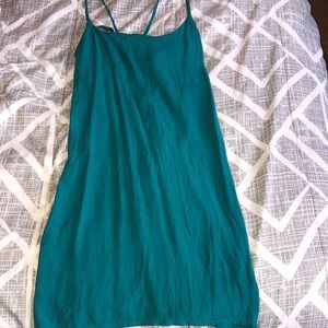 Teal Mini Dress